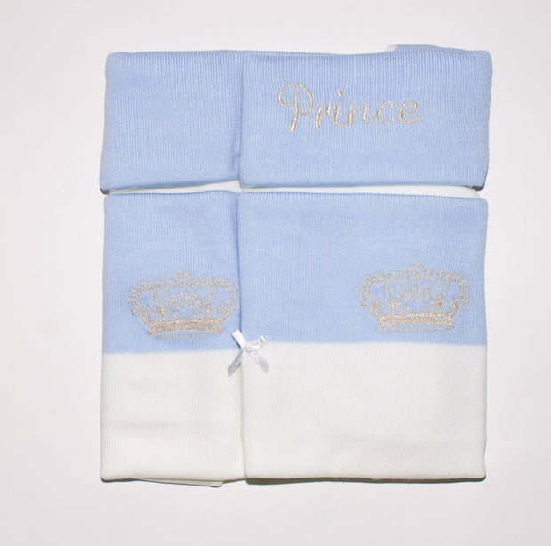 Baby Boys Prince Blanket - Elma's Clothing