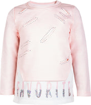 Girls' Pink Two Layer Top - Elma's Clothing
