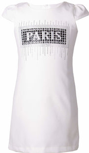 White Paris Dress - Elma's Clothing