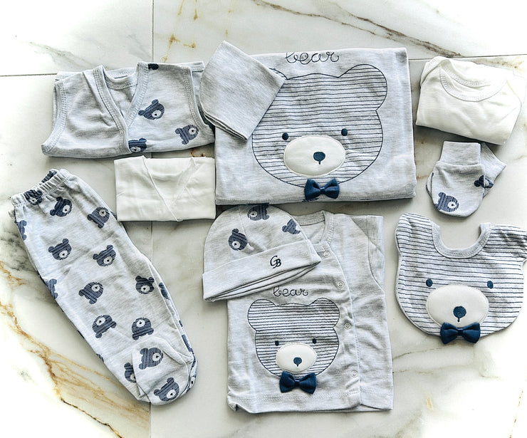 Baby  Bear 10 Piece Cotton Set