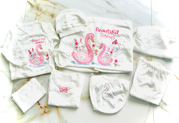 Baby Girls Swan Set