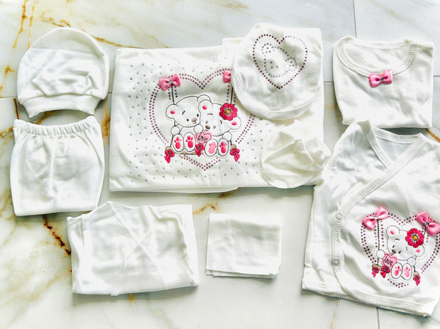 Baby's 9 Piece Heart Set