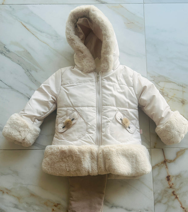 Girls Winter Jacket with Pants