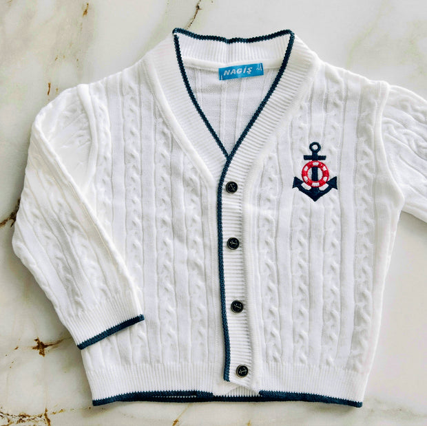 Girls Sailor Sweater/ Cardigan