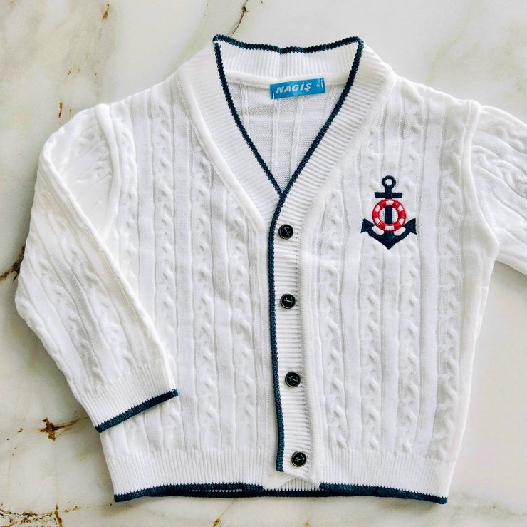 Girls Sailor Sweater/ Cardigan