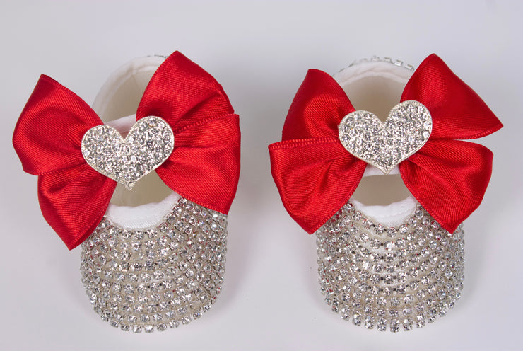 Red bow shoes