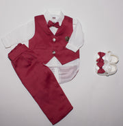 Baby Bow Tie Suit Set