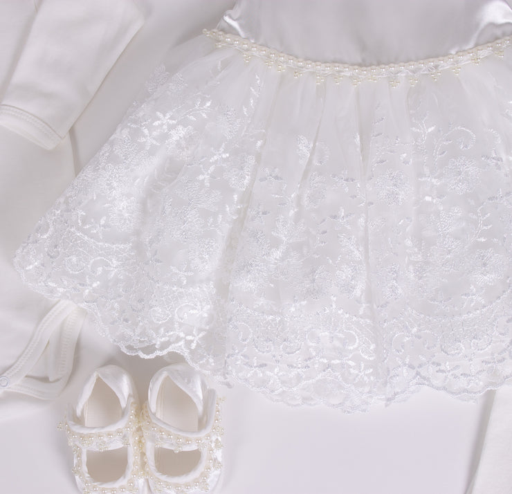 White Baptism Dress