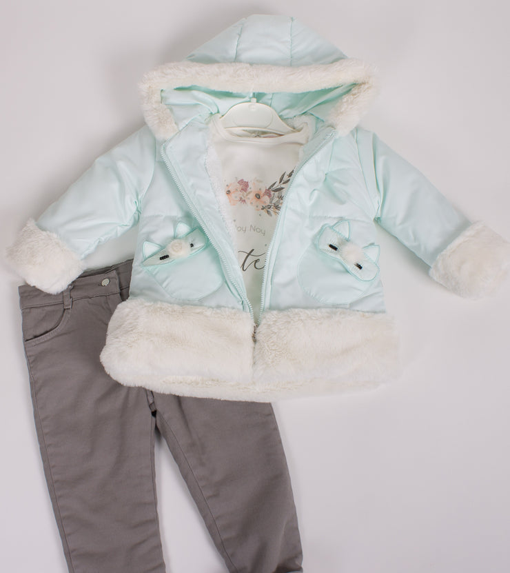Girls Winter Jacket with Pants