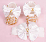 Baby pearly shoes