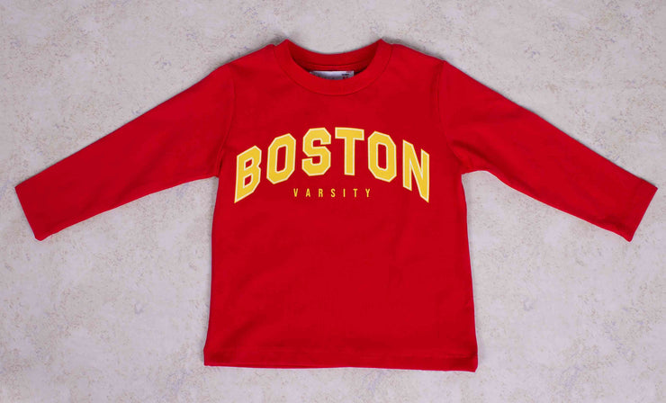Boys Long Sleeve Boston T-shirt