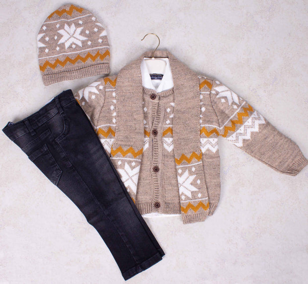 Boys Knitted 4 Piece Set