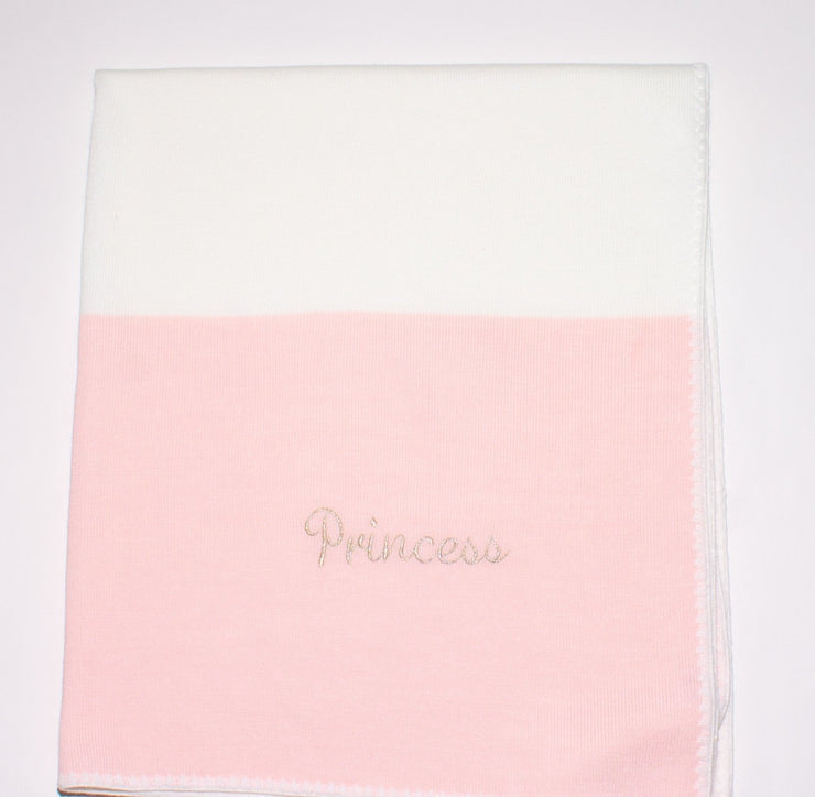 Baby Girls Pink Princess Blanket - Elma's Clothing