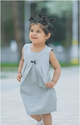 Baby Girls' Sleeveless Floral Dress - Elma's Clothing