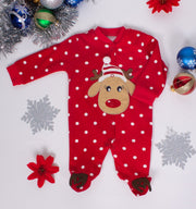 Baby's Christmas Footie - Elma's Clothing