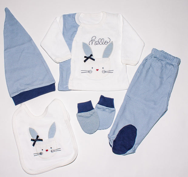 Boys 5 Piece Bunny Set - Elma's Clothing
