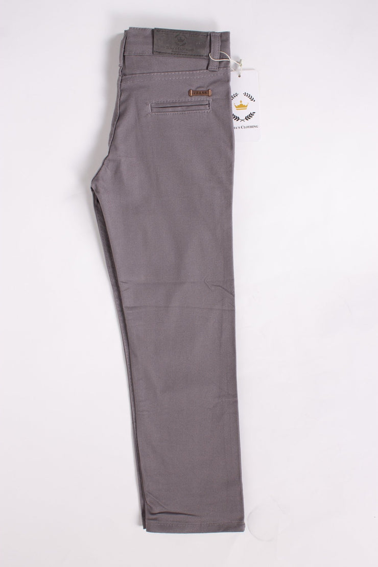 Boys Light Gray Pants - Elma's Clothing