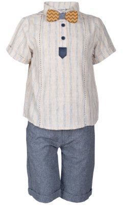 Boys' Tie Outfit for Summer - Elma's Clothing