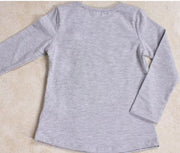 Girls' Crew Neck Long Sleeves T-shirt - Elma's Clothing