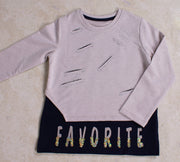Girls' Fall/ Winter Double Layer Top - Elma's Clothing