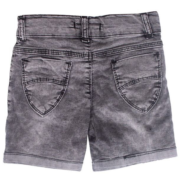 Girls Gray Shorts Jeans - Elma's Clothing