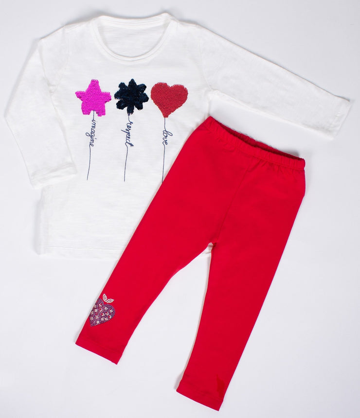 Girls Long Sleeve Star Outfit - Elma's Clothing