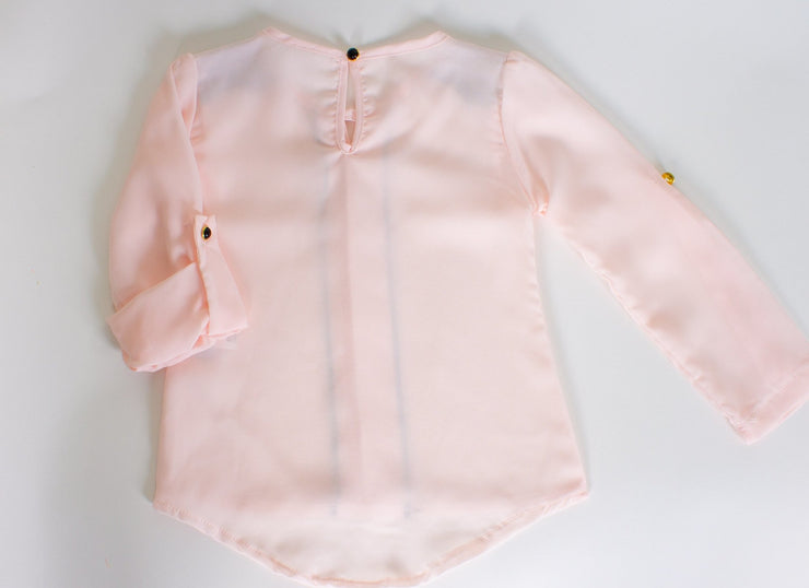 Girls' Pink Shirt - Elma's Clothing