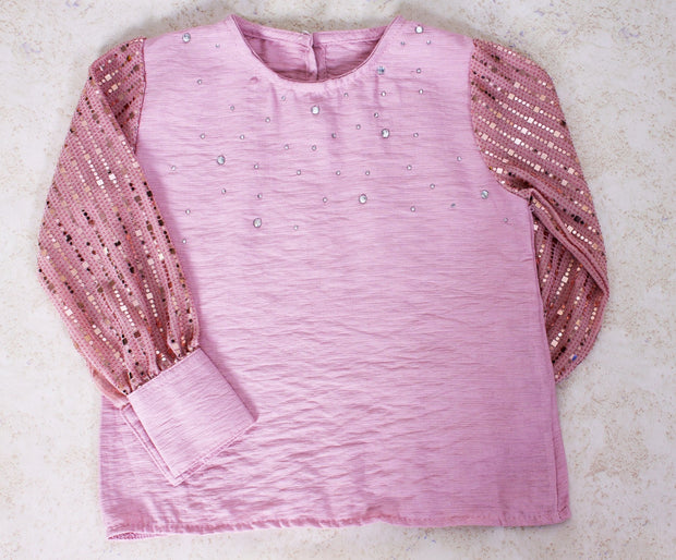 Lilac Girls' Top - Elma's Clothing