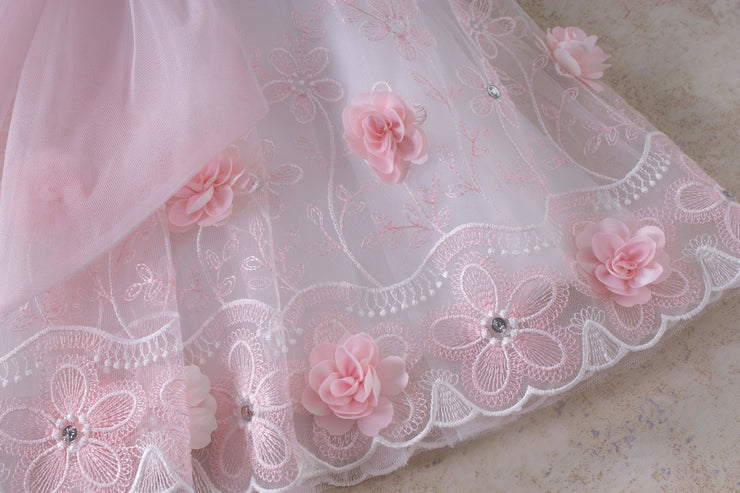 Pink Color Monica Dress - Elma's Clothing