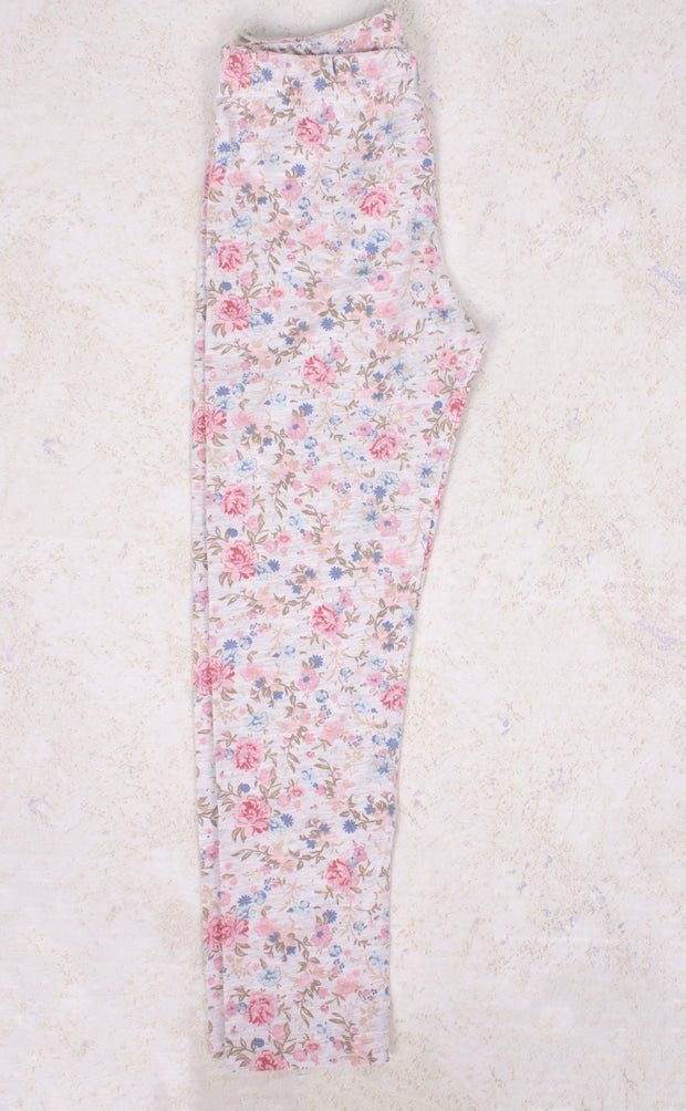 Pink Roses Leggings - Elma's Clothing