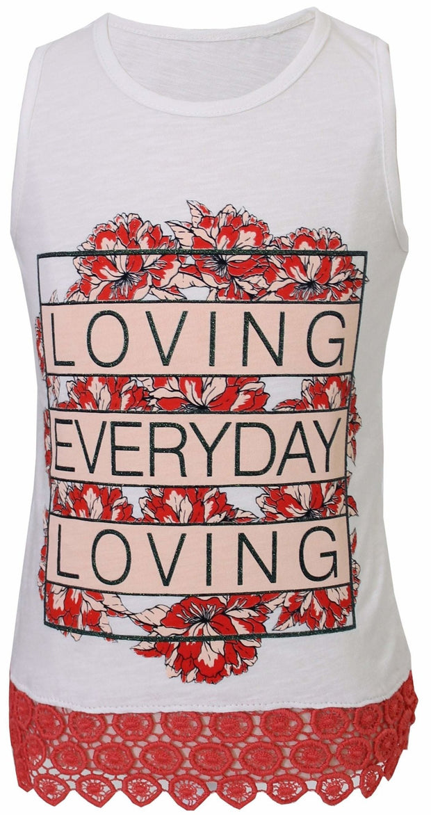 White Loving Everyday T-shirt - Elma's Clothing
