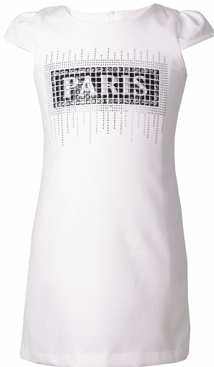 White Paris Dress - Elma's Clothing